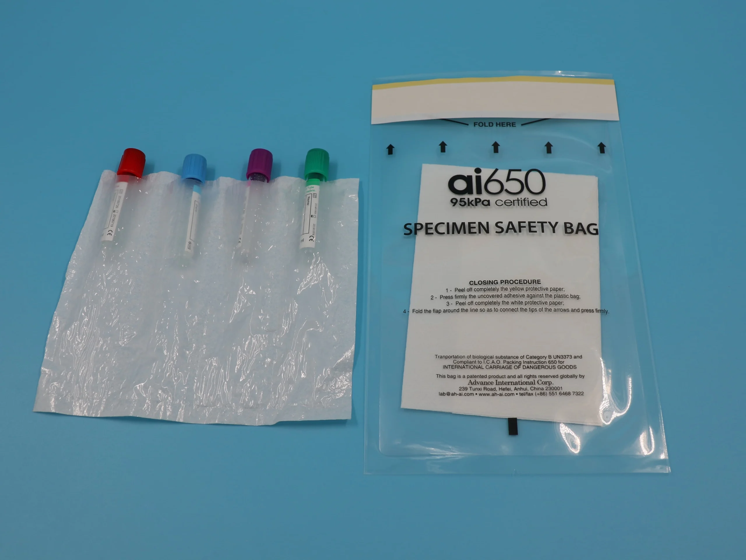 What is the best way to transport specimen tube?