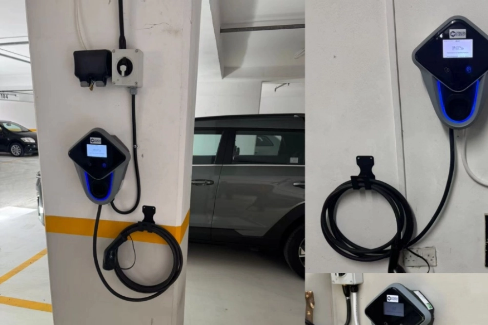 22kW AC Wallbox Charging at Cyprus Parking