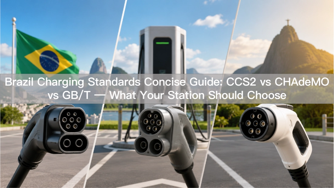 Краткое руководство по бразильским стандартам зарядки: CCS2 против CHAdeMO против GB/T — что должна выбрать ваша зарядная станция.