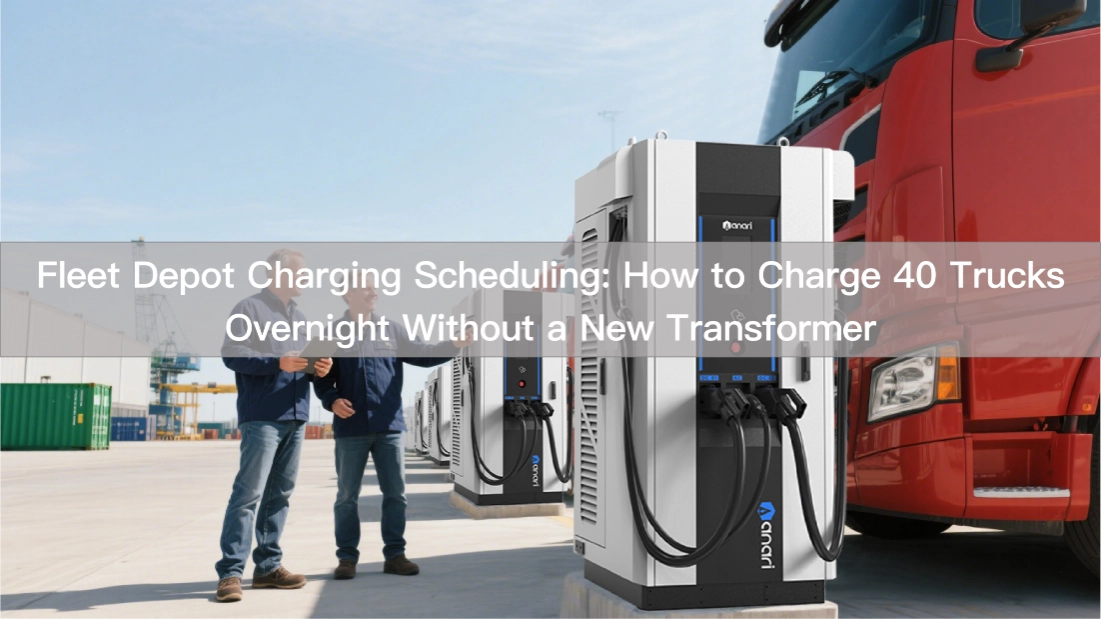 Planification de la recharge des parcs de véhicules : Comment recharger 40 camions en une nuit sans nouveau transformateur