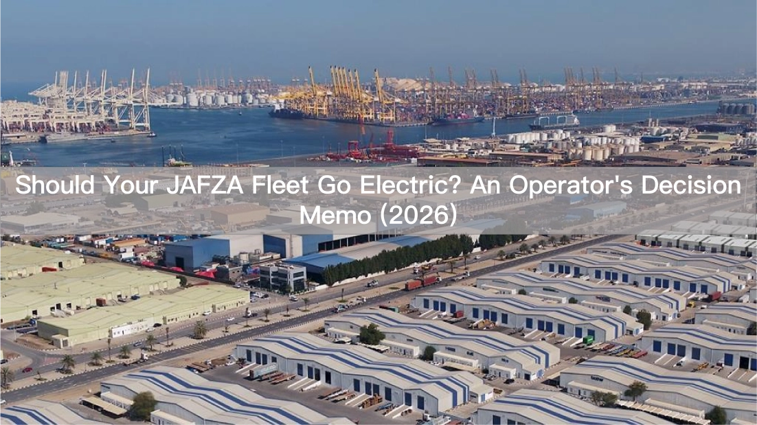 Стоит ли переходить на электромобили в вашем парке самолетов JAFZA? Информационный бюллетень для операторов (2026 г.)
