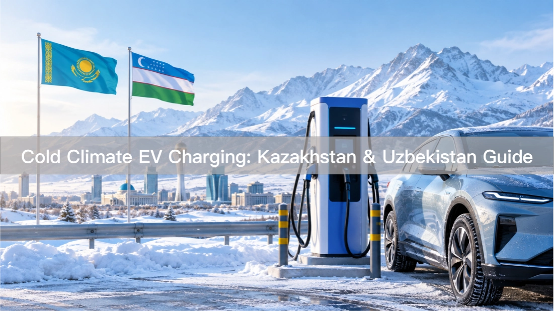 Recharge des véhicules électriques en climat froid : Guide pour le Kazakhstan et l'Ouzbékistan