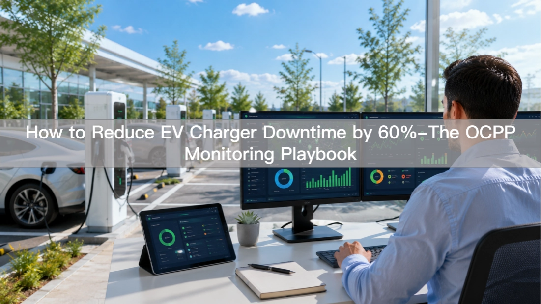 How to Reduce EV Charger Downtime by 60%: The OCPP Monitoring Playbook