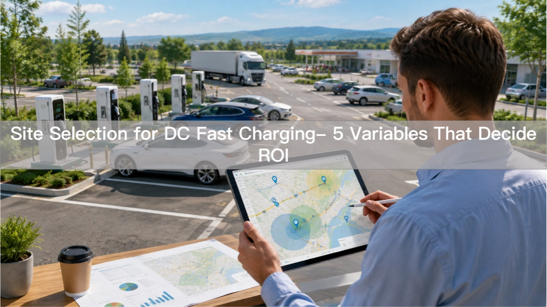 Site Selection for DC Fast Charging: 5 Variables That Decide ROI