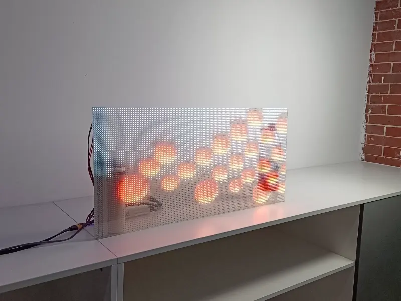 high-brightness flexible transparent LED displays