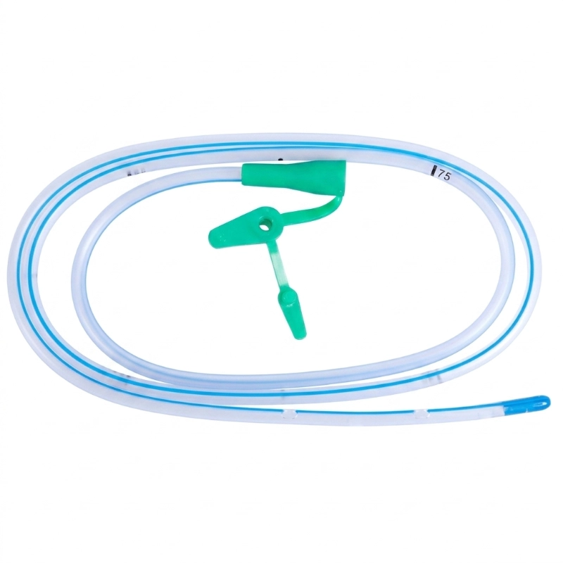 PVC Nasogastric Tube with Funnel Connector and Secure Cap