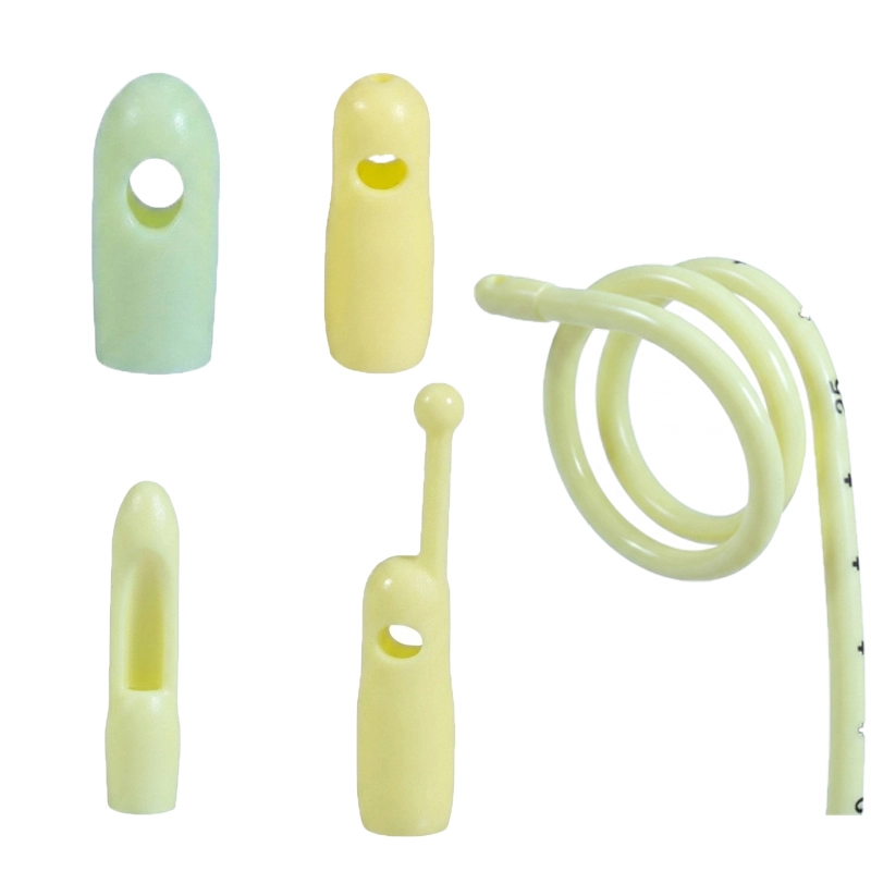 OEM medical device manufacturer showcasing custom nasogastric tube tips and enteral feeding tube components.