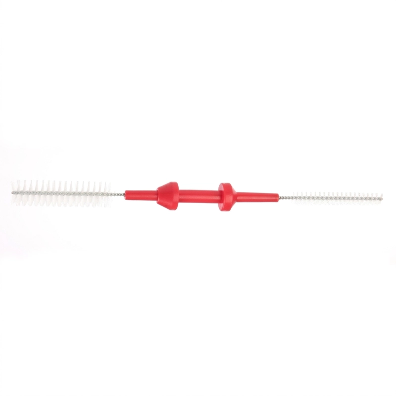 double ended endoscope cleaning brush two head design