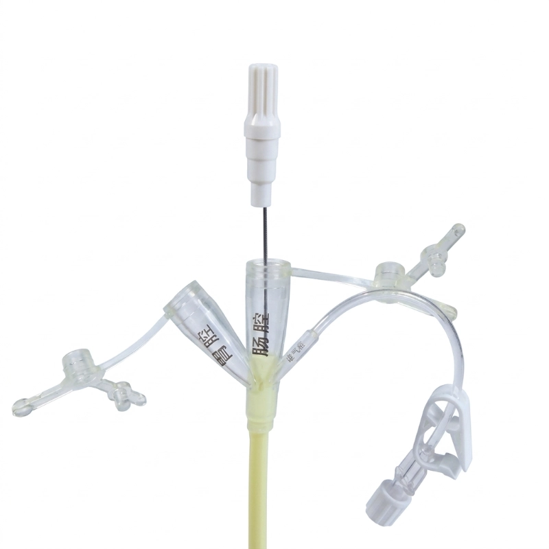 Triple Lumen Nasogastric/Nasointestinal Feeding Tube decompression and pressure monitoring ICU use