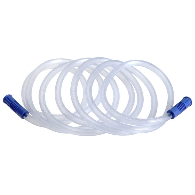 Sterile-suction-connecting-tubing-with-blue-female-connectors-and-male-adapter