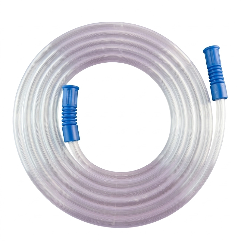 medical suction connecting tubing with connectors pvc suction connecting tubing yankauer compatible