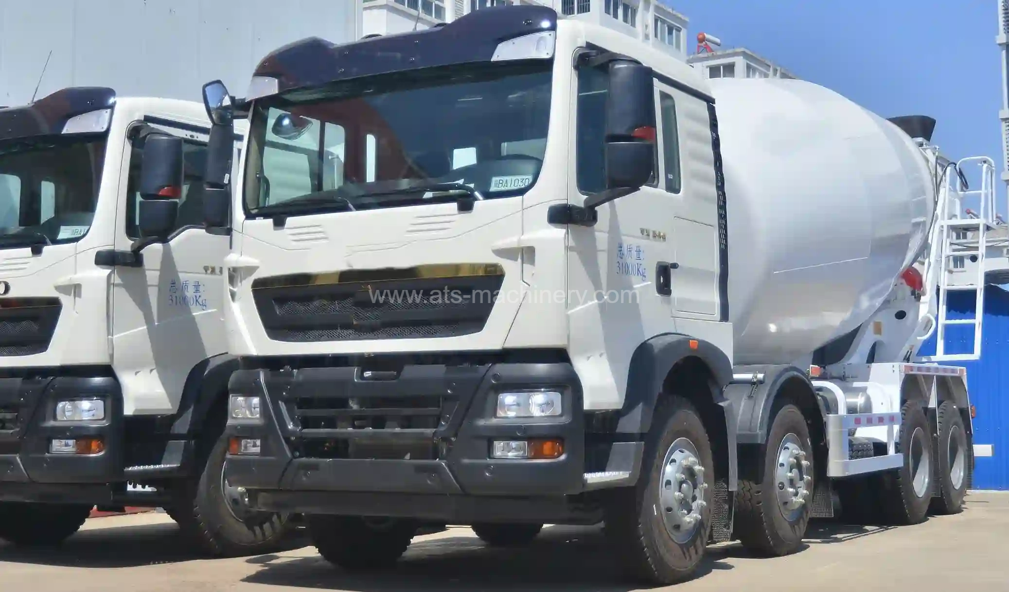 Caminhão betoneira usado da marca China