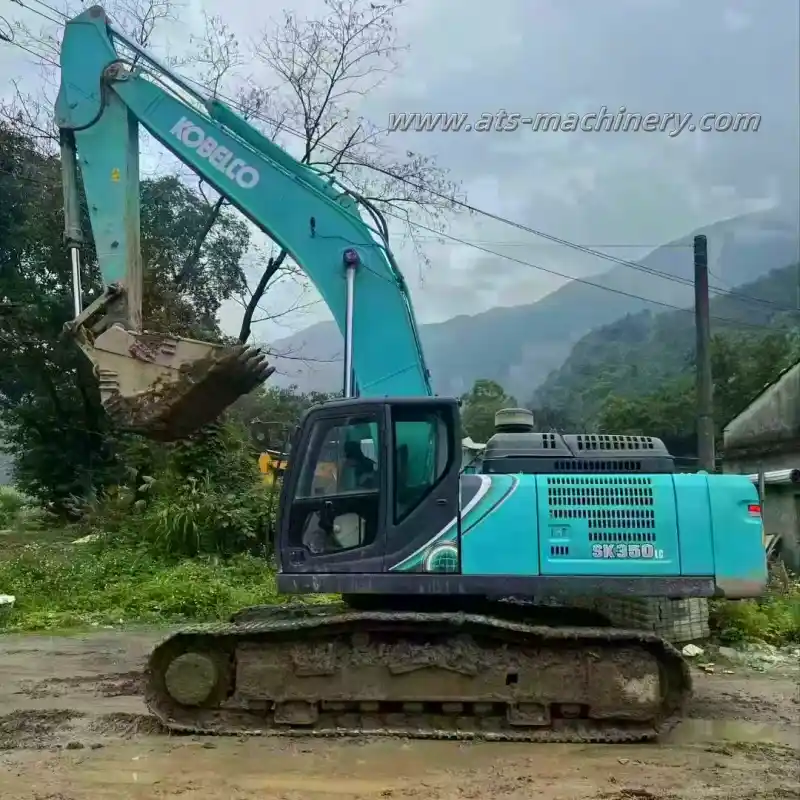 Máquina escavadora Kobelco SK350-10 usada