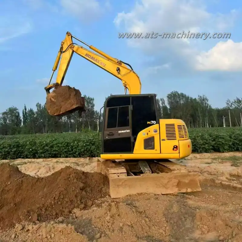 used 7ton digger komatsu pc70-8