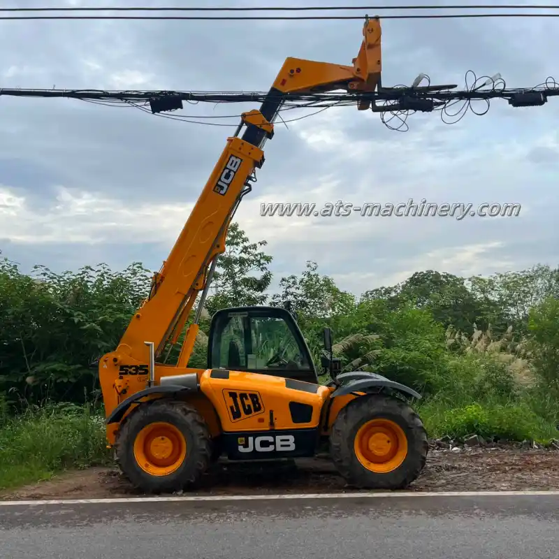 German original  JCB535  telescopic arm forklift