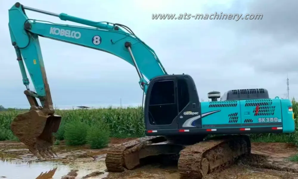 Pelle sur chenilles Kobelco SK350-8 d'occasion de 35 tonnes