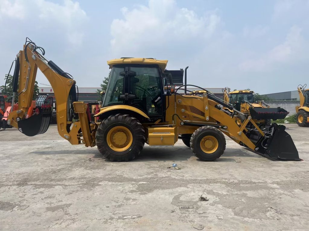 good appearance cat420f backhoe