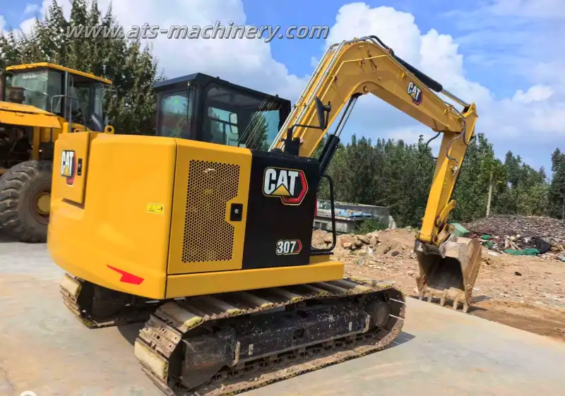 حفارة صغيرة مستعملة CAT307 عالية الأداء صغيرة الحجم 7 أطنان