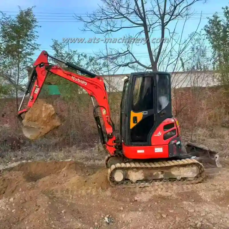 Escavadeira usada Kubota U35 Mini escavadeira 3ton