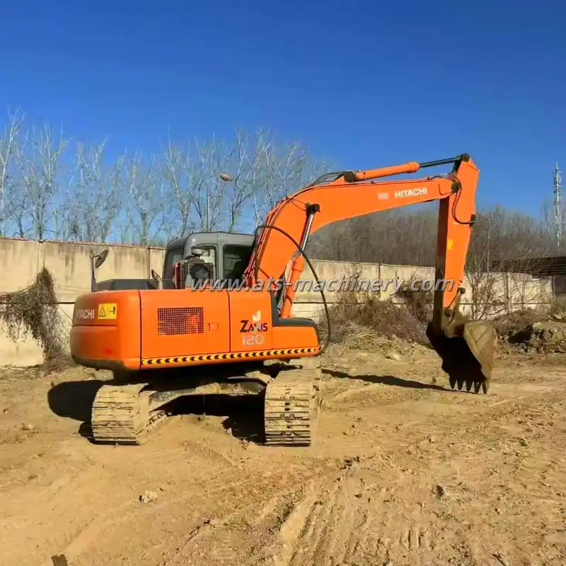 Mini escavadeira HITACHI ZX120 usada 12ton