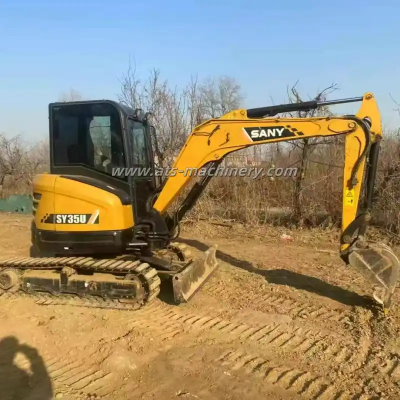 Second-hand orchard Sany 35U excavator