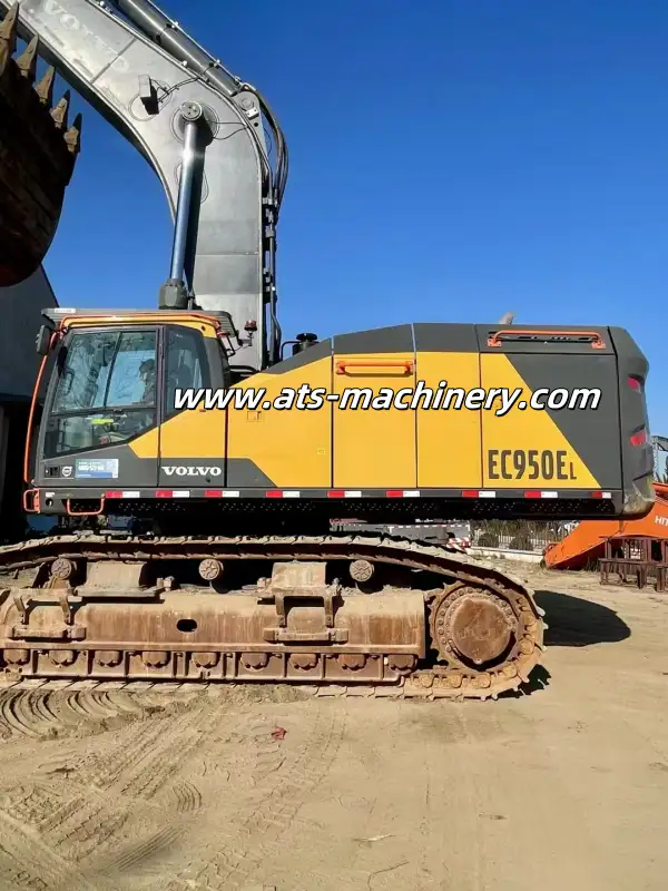 Vente de pelles lourdes d'occasion VolvoEC950EL de grande capacité de 90 tonnes