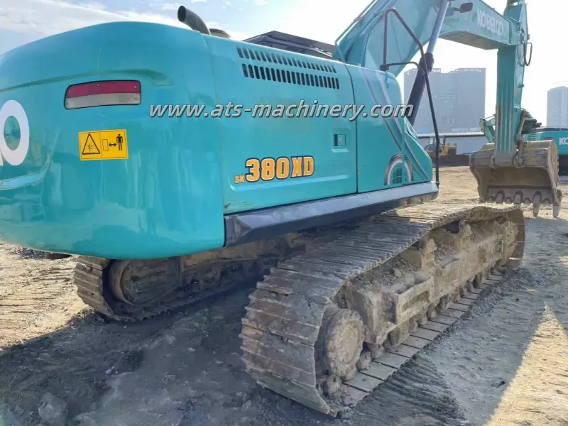 Kobelco SK380XD excavator for large earthmoving projects