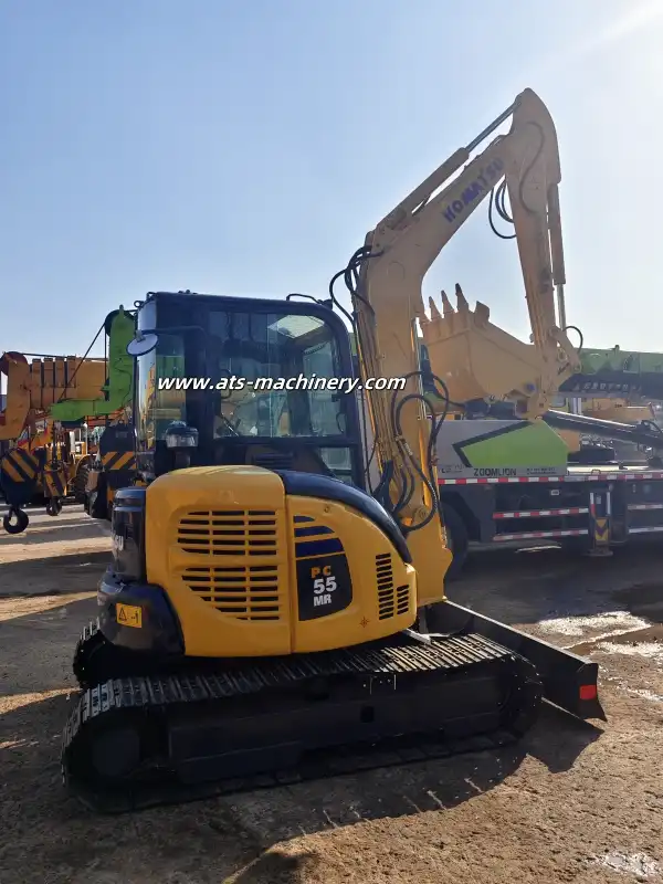 Miniexcavadora Komatsu PC55MR usada Excavadora pequeña de 5 toneladas