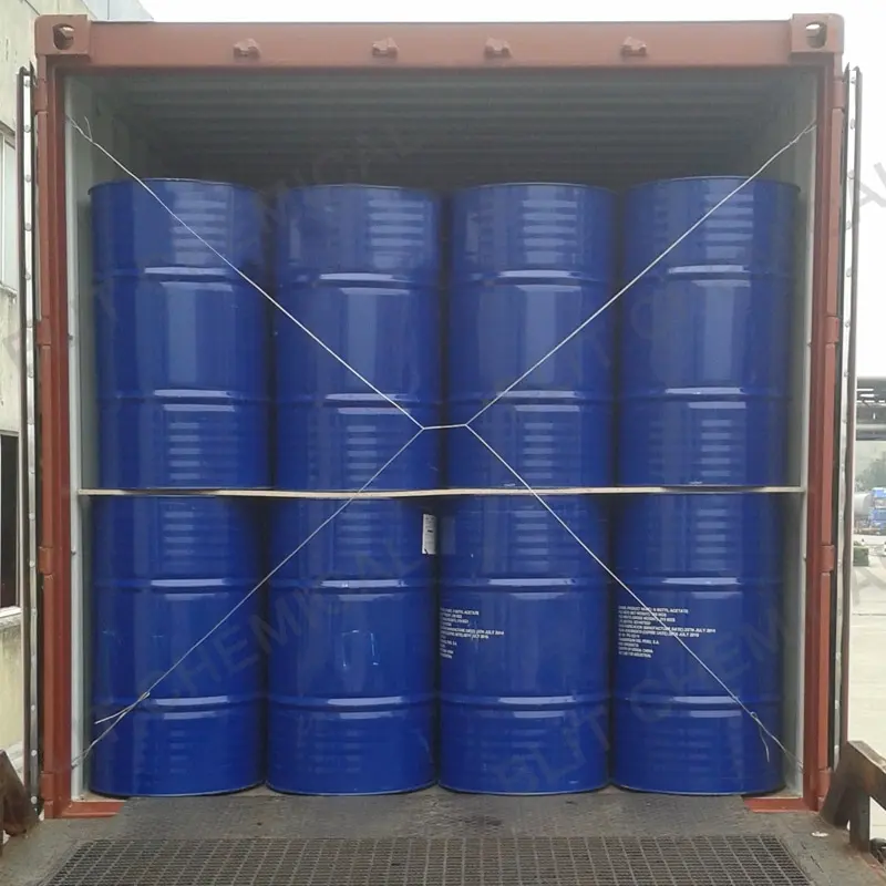 Bis(2,4,4-Trimethylpentyl)-Phosphinic Acid in sealed HDPE containers, labeled for industrial use by BLIT Chemical.