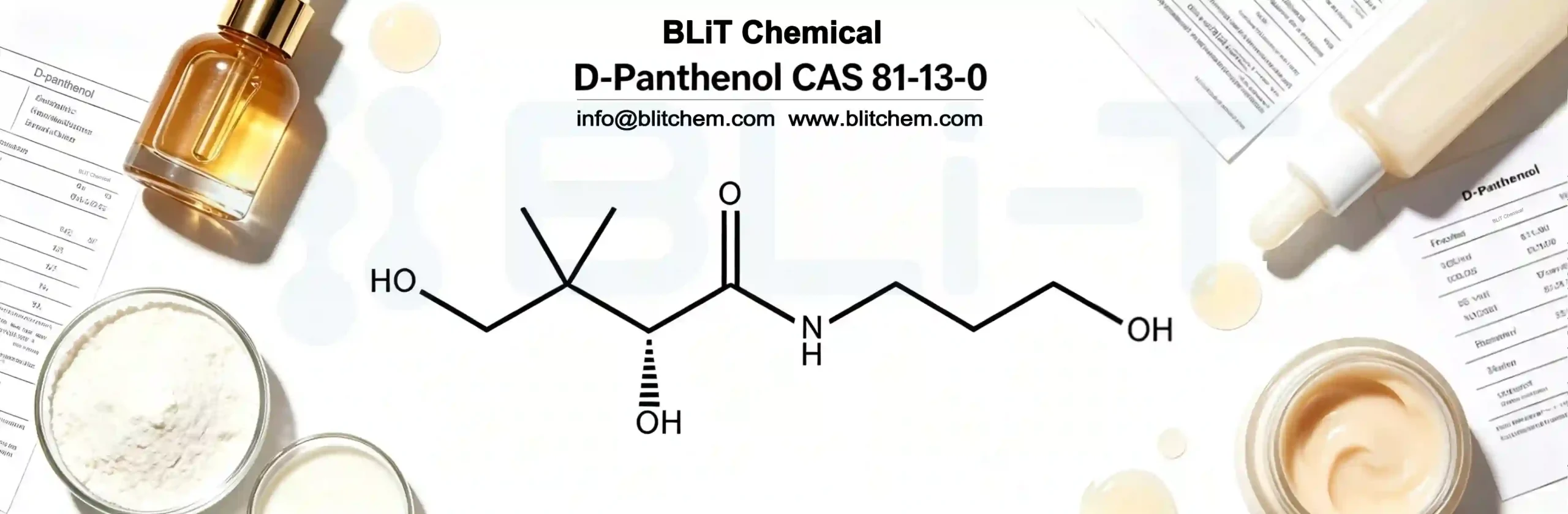 D-Panthenol CAS 81-13-0 benefits in cosmetic formulations