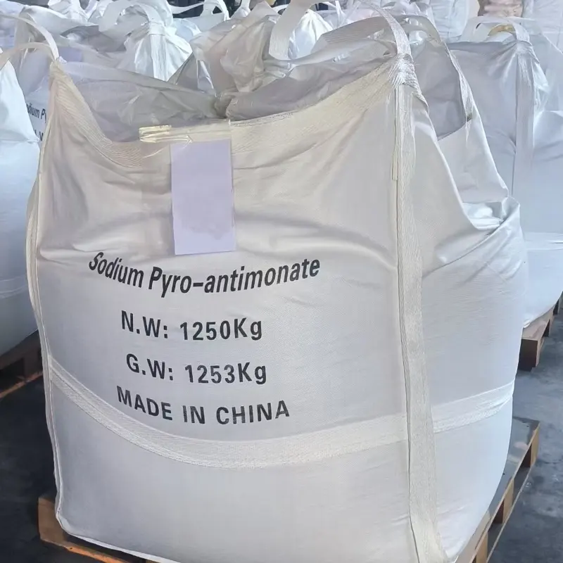 Sodium Pyroantimonate for photovoltaic solar glass production