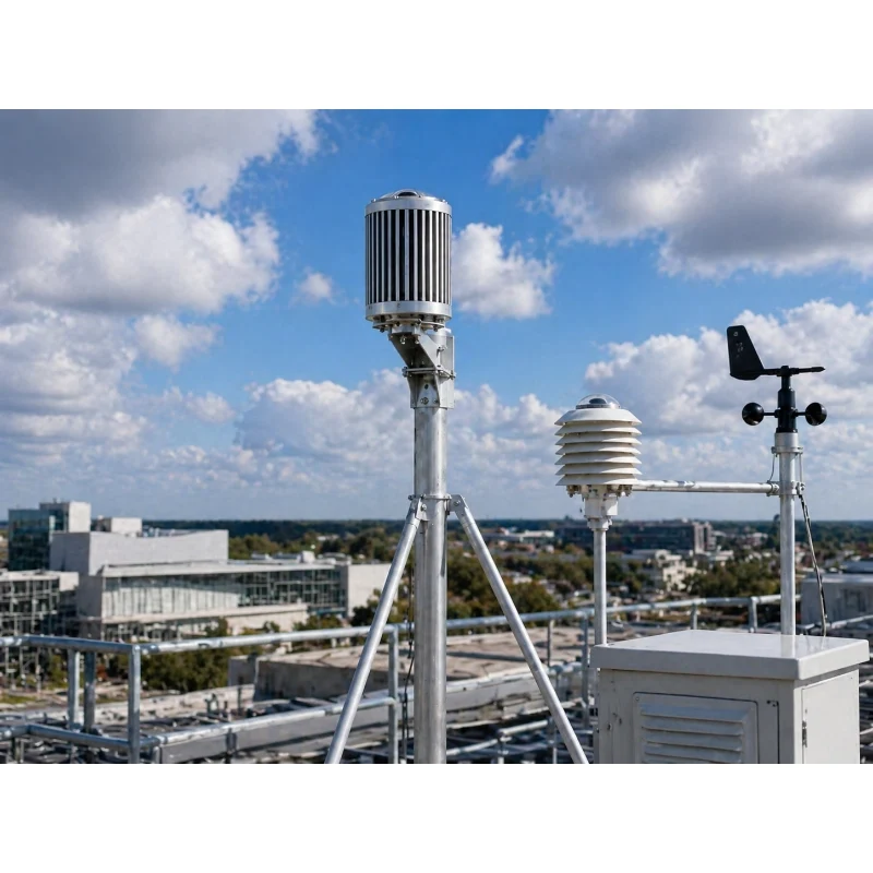 Automatic cloud amount monitor with fisheye lens