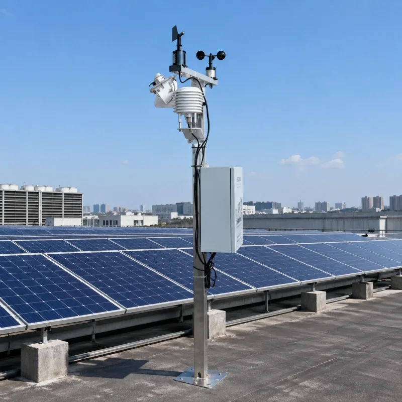 Distributed PV environmental monitoring system