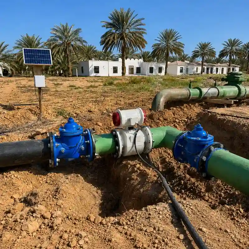 Smart Irrigation System for Wheat and Date Palm Farms in UAE