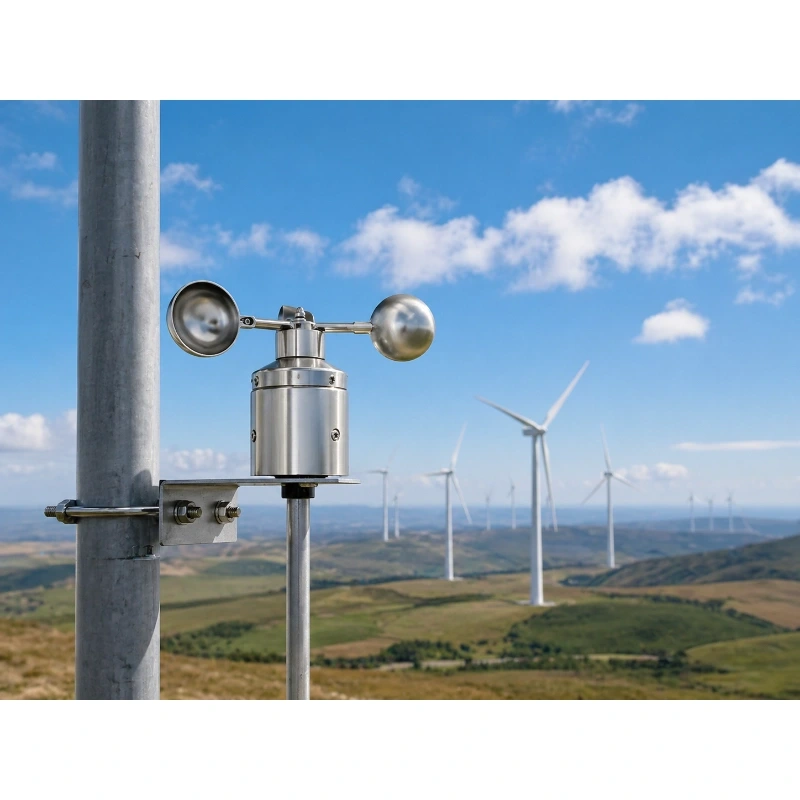 High precision wind speed sensor with aluminum housing