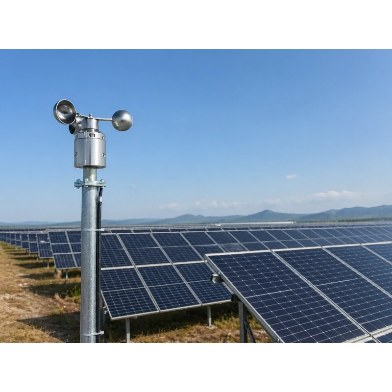 Industrial wind speed sensor for outdoor weather stations