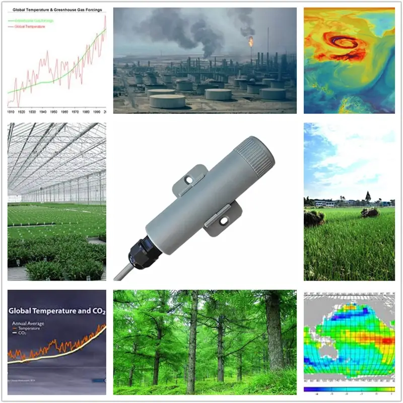 Infrared CO2 sensor with temperature humidity measurement