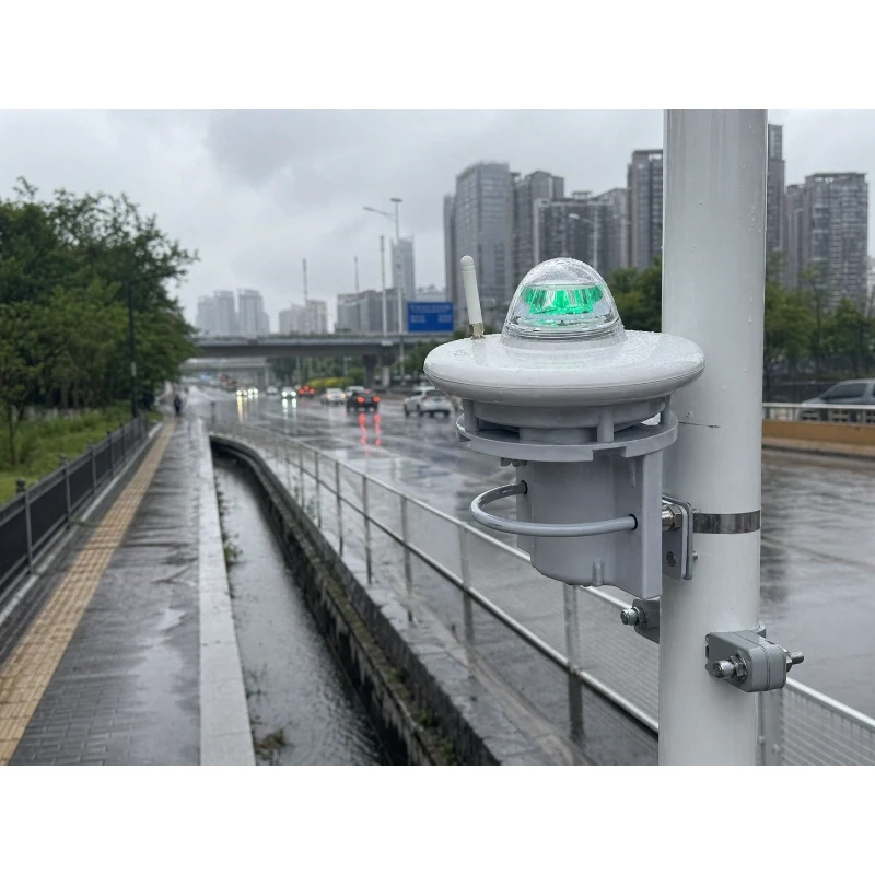 Optical rain sensor installed on automatic weather station