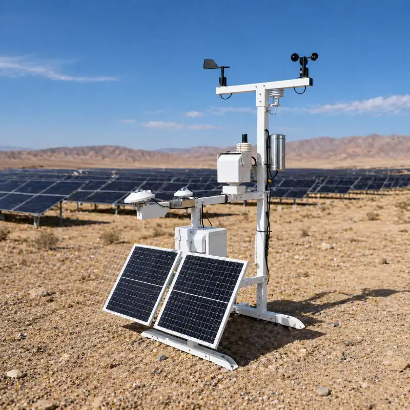 Solar irradiance monitoring station for PV projects