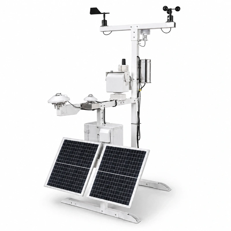 Solar weather monitoring station for photovoltaic power plants
