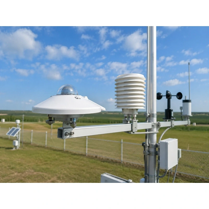 UV sensor for solar radiation and climate monitoring