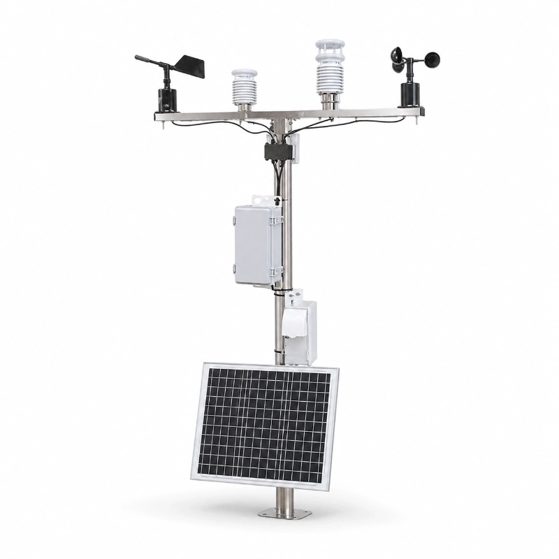 environmental weather station for air quality monitoring