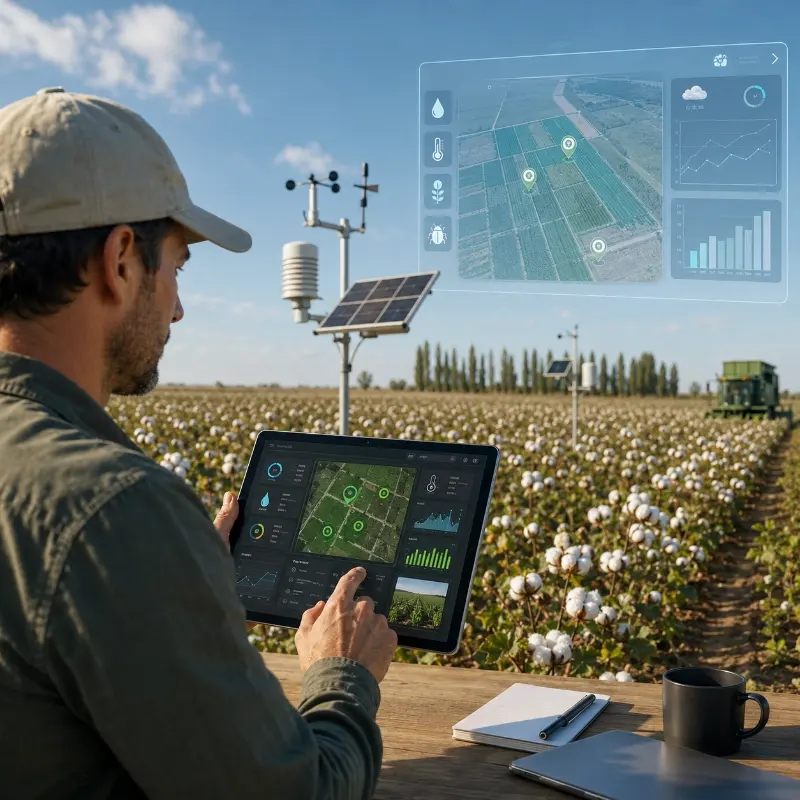 Smart Cotton Farm Digital Agriculture Project in Xinjiang China