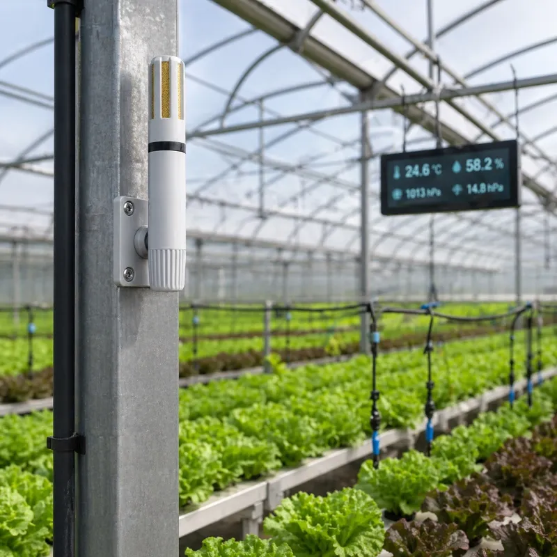 greenhouse climate sensor for evapotranspiration calculation