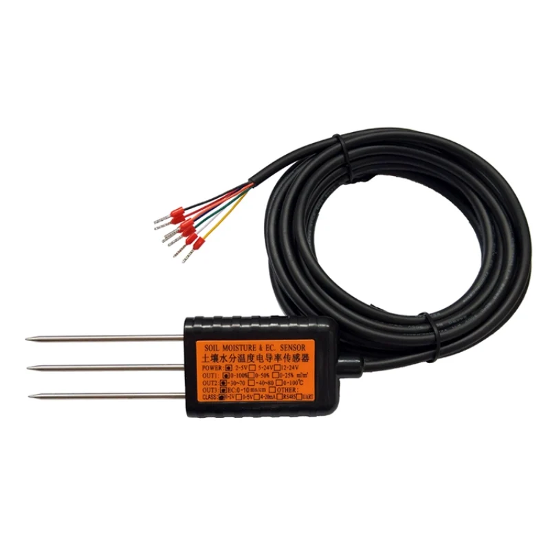 rs485 soil moisture ec sensor for greenhouse monitoring