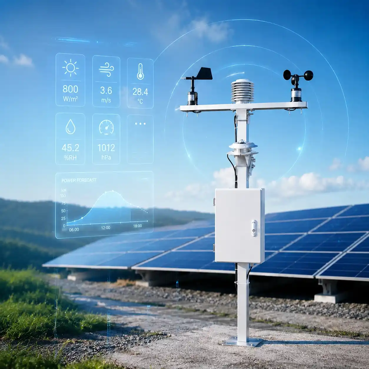 Distributed PV Weather Stations Improve Solar Power Efficiency