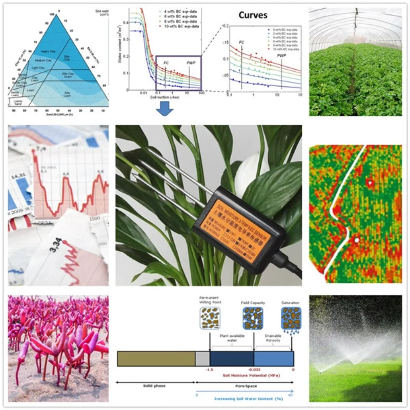soil moisture ec temperature sensor for smart farming