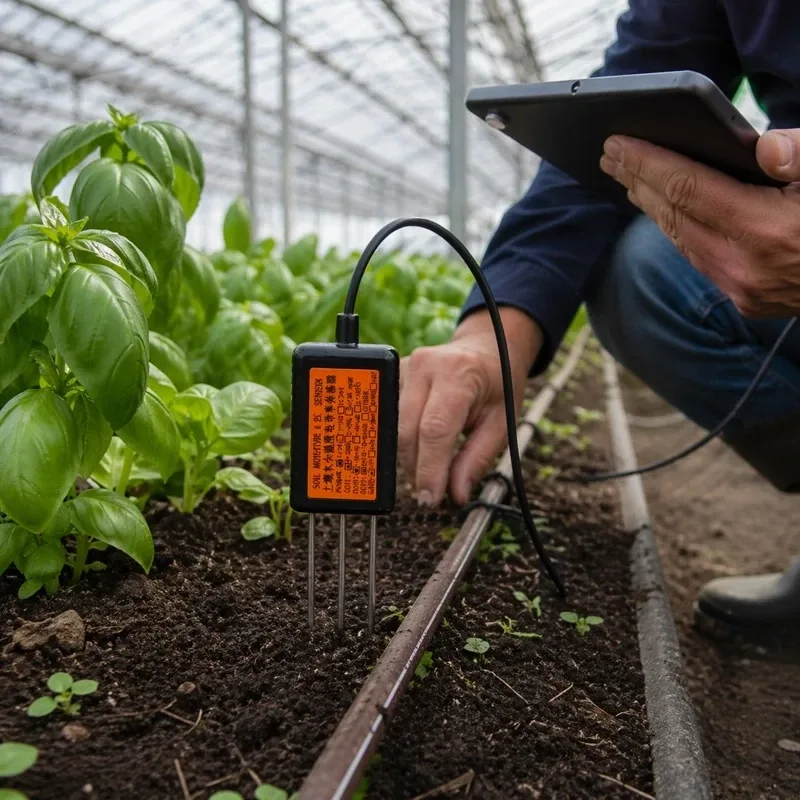 waterproof soil salinity sensor with modbus output