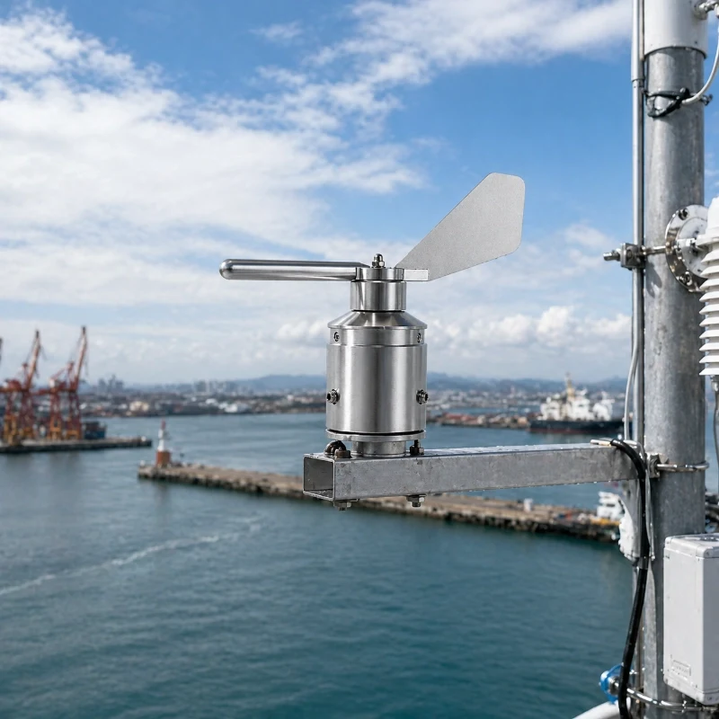 wind direction sensor for wind power monitoring