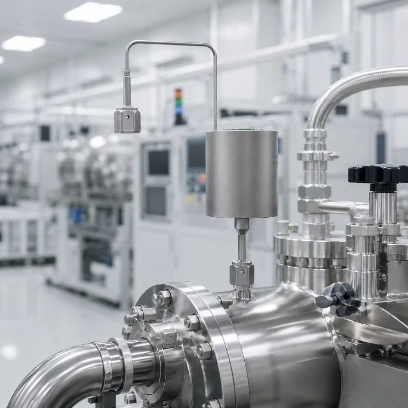 Capacitive differential pressure sensor for semiconductor process control